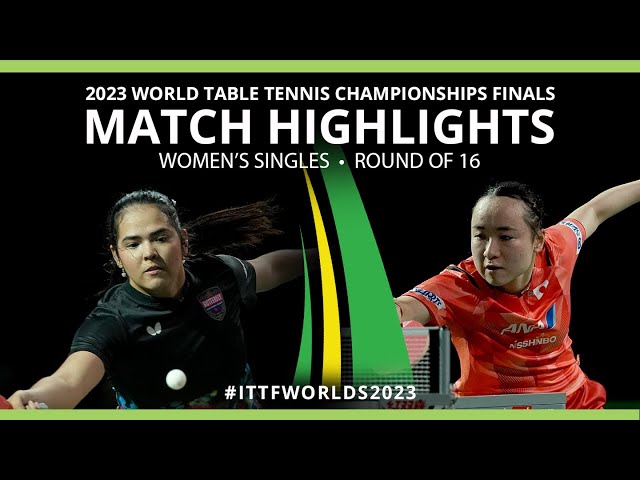 Mima Ito vs Adriana Diaz  | WS R16 | 2023 ITTF World Table Tennis Championships Finals class=