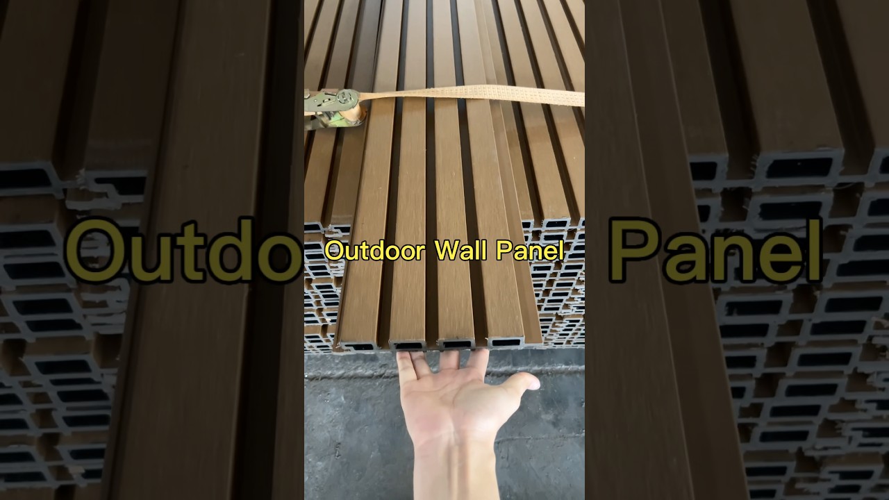 Outdoor Fluted Panels Composite Wall Composite Siding Cladding 3d WallPanels