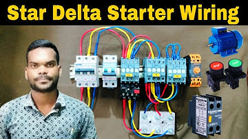 Star Delta Starter Control Wiring Power Wiring Connection Practically Video Electrical Dost Nimai