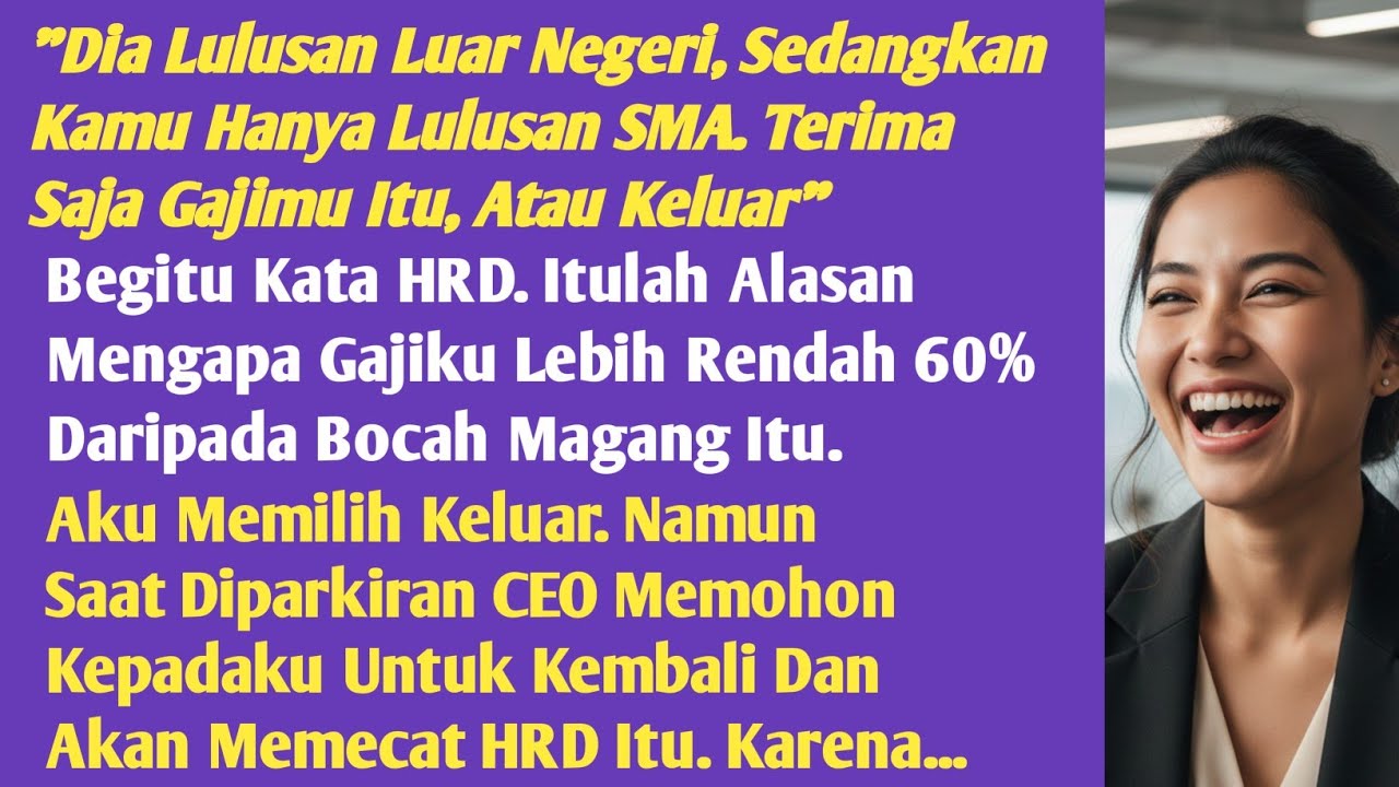 Pendapatan Perusahaan Naik 100 Persen Sejak Aku Bekerja. Namun HRD Justru Membela Bocah Magang Itu