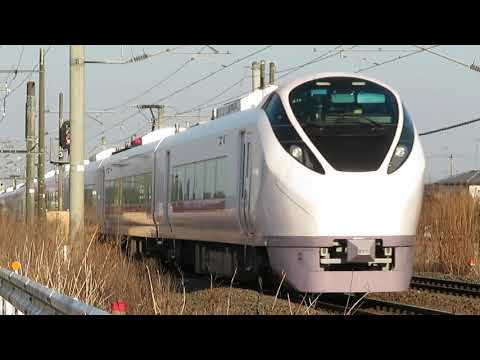常磐線　E657系K15編成　65M　特急ときわ65号 勝田 行　友部～内原　第二鴻巣踏切　通過　2021.02.06