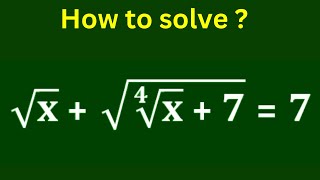 Math Olympiad Algebra Equation | Nice Radical Simplification Problem | Find X in this Question ?