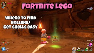 LEGO FORTNITE WHERE TO FIND ROLLERS - HOW TO GET SHELLS