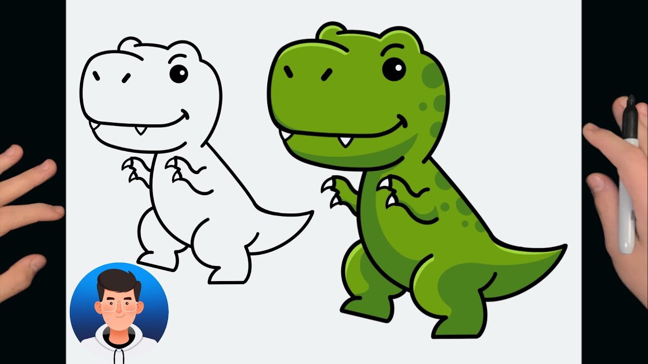 Como desenhar um tyrannosaurus rex🦖 - YouTube