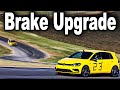 Brake Upgrade for Tracking a 2019 Volkswagen Golf R at VIR