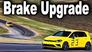 Brake Upgrade for Tracking a 2019 Volkswagen Golf R at VIR