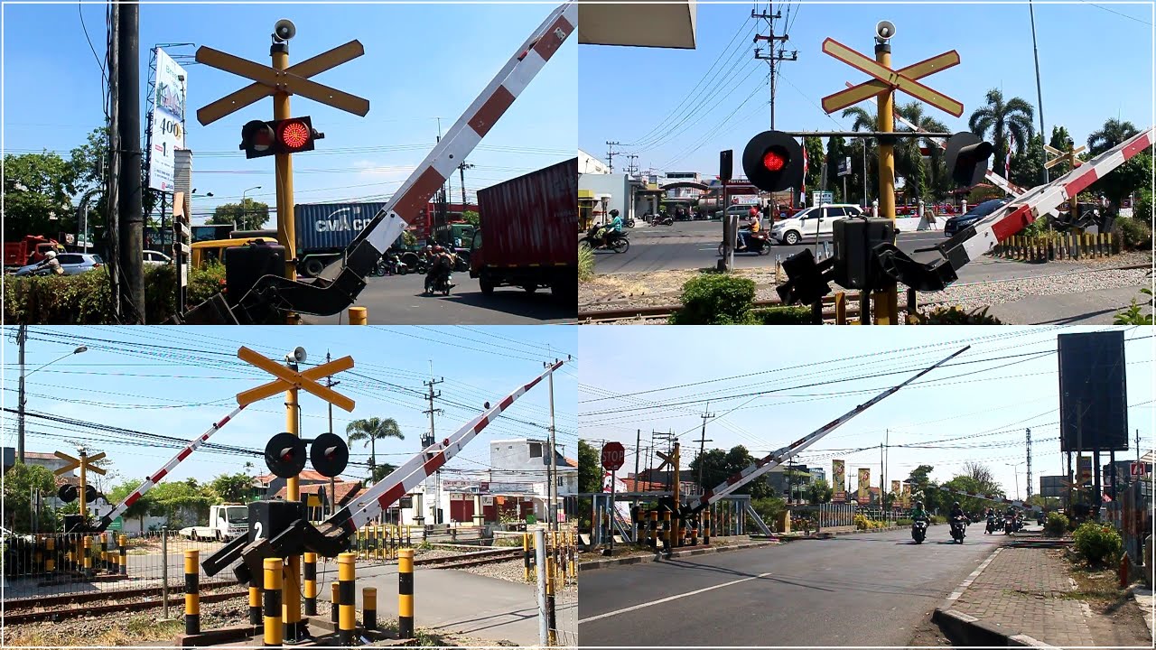 Kompilasi Perlintasan Kereta Api Sidoarjo 2023 Volume 1