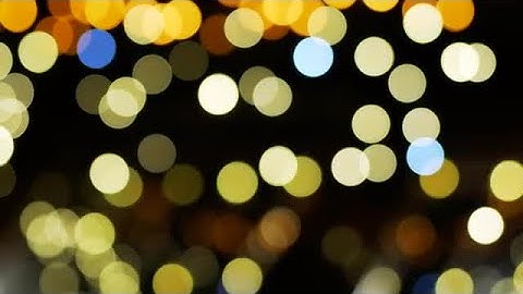 Twinkling Bokeh Lights Stock Video