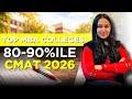 CMAT 2026 MBA Colleges for 80–90 Percentile 🚀 Don’t Miss These Options #mba #cmat2025