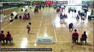 3 mins single rope speed (Korea)