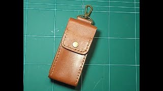Leather key holder handmade/Ключница из кожи своими руками