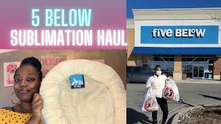 Sublimation Haul: Five Below Affordable Sublimation Blanks