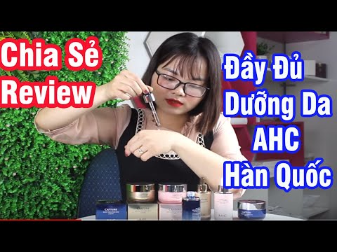 Bộ dưỡng da tinh chất serum và kem dưỡng AHC Capture chính hãng hàn quốc [ Review + Hướng Dẫn ]