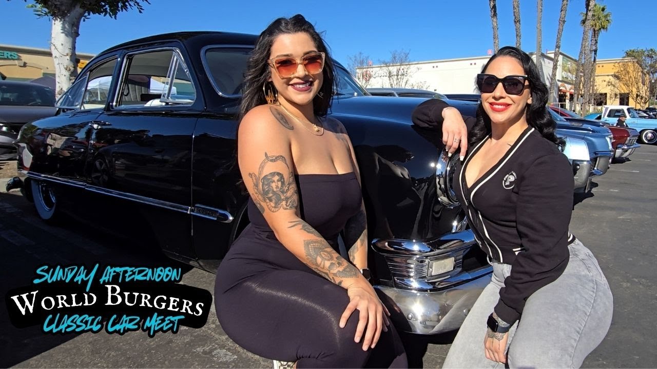 Whittier World Burgers Car Meet: Lowrider Mama & Classic Car Madness!