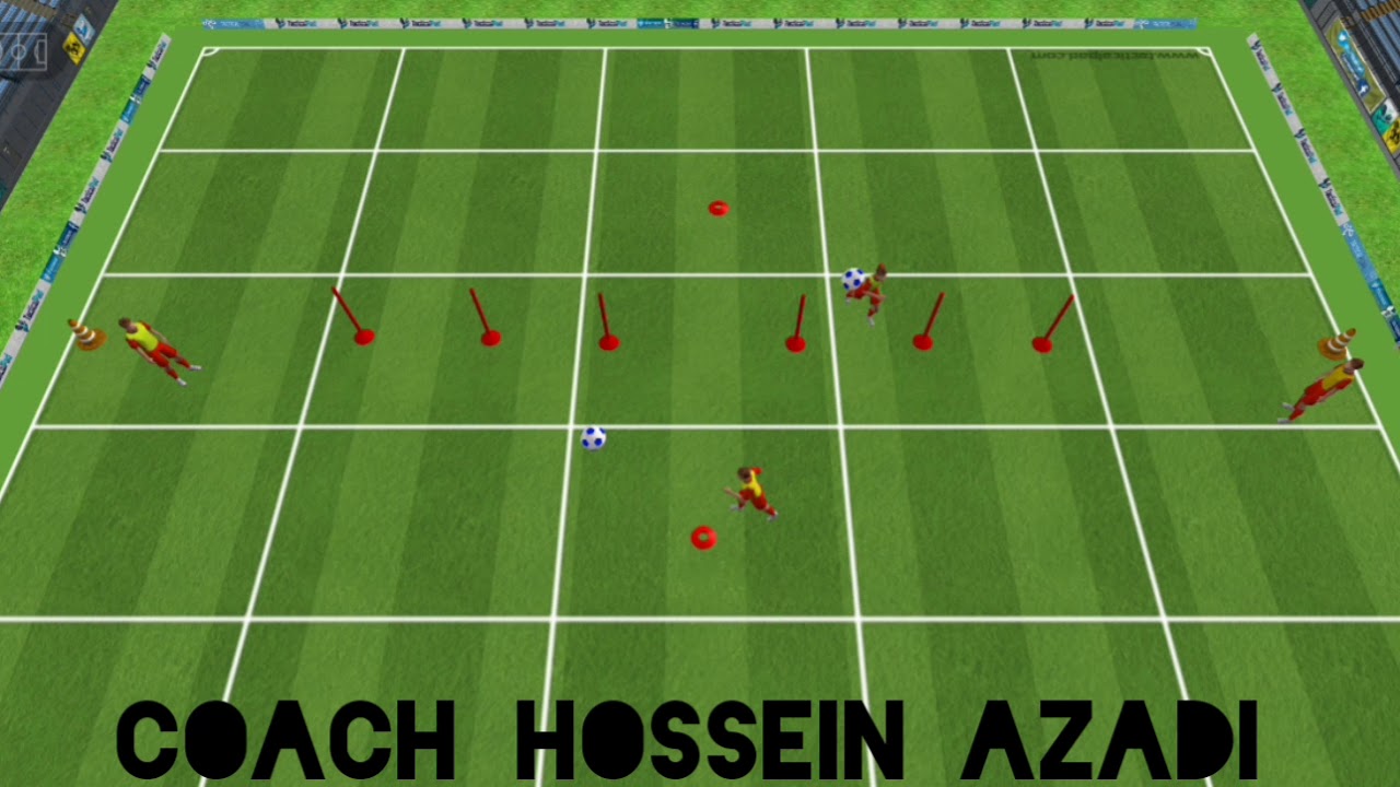 Nine years old football training YouTube