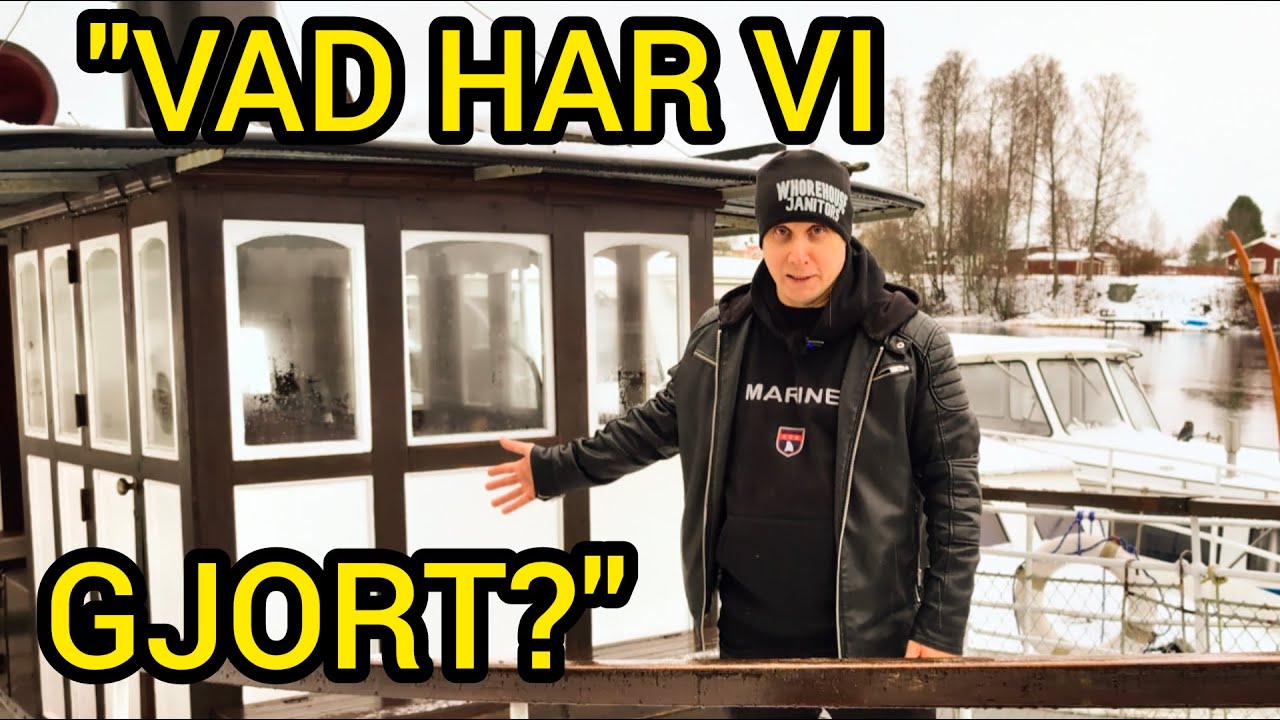 Vi har KÖPT EN ÅNGBÅT!