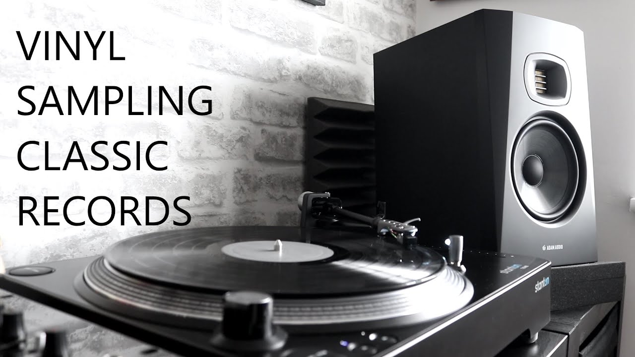 Vinyl Sampling Multiple Classic Records into one Lo-Fi Beat - Akai Mpc