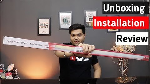 Wipro Smart LED Tubelight Unboxing, Setup & Review In Hindi | wipro Next 20W Smart LED Batten