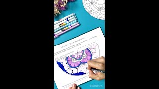 Hattifant | Mandala Corner Bookmarks to Color &amp; Craft - Tutorial