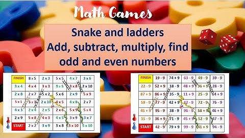 Snakes and ladders Maths games