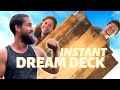 Building a deck in 2 days with April Wilkerson and Erik Curtis // DIY