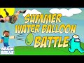 Among Us Extreme Water Balloon Battle - with  Minecraft, and Fortnite// Brain Break Fitness Activity