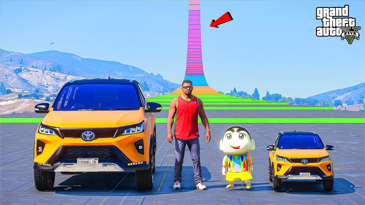 Franklin Fortuner Legender VS Shinchan Mini Fortuner Legender in GTA 5