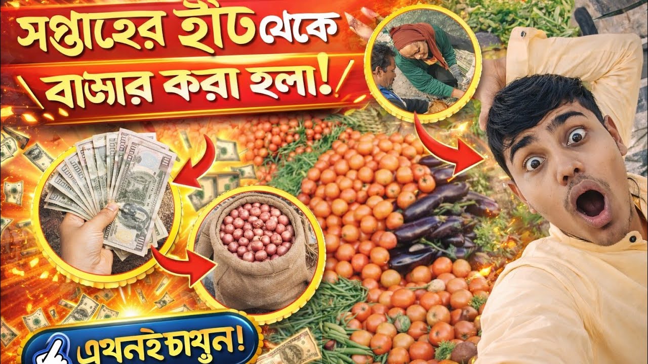 ''মঙ্গলবার হাট থেকে বাজার করলাম... ?🤔এটা কি হলো 😱