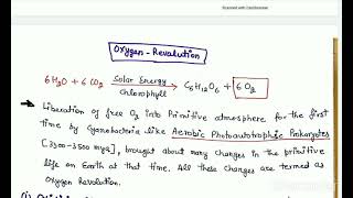 Oxygen Revolution (Origin of life on Earth)