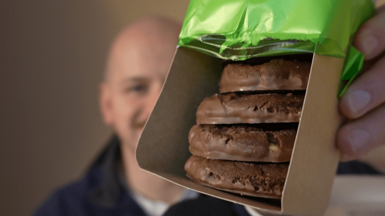 ASMR M&S Chocolate Cookie Review! Resident Evil Ramble