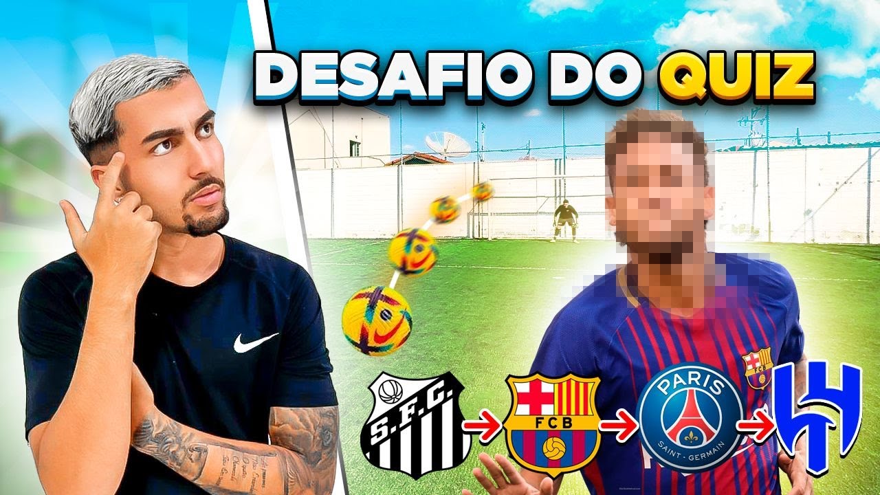 SE FIZER 3 GOLS GANHA! - QUIZ DE FUTEBOL 😱⚽