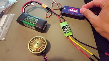 Motor test - Turnigy Multistar 4822-490Kv and Multistar ESC