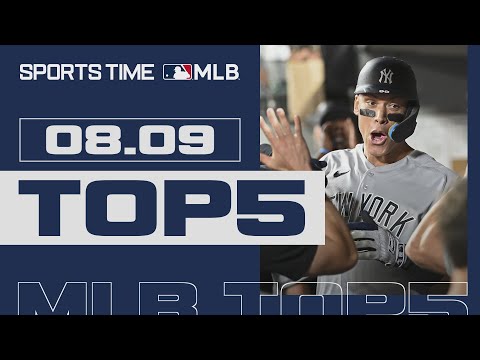 [MLB TOP5] 8월 9일 명장면