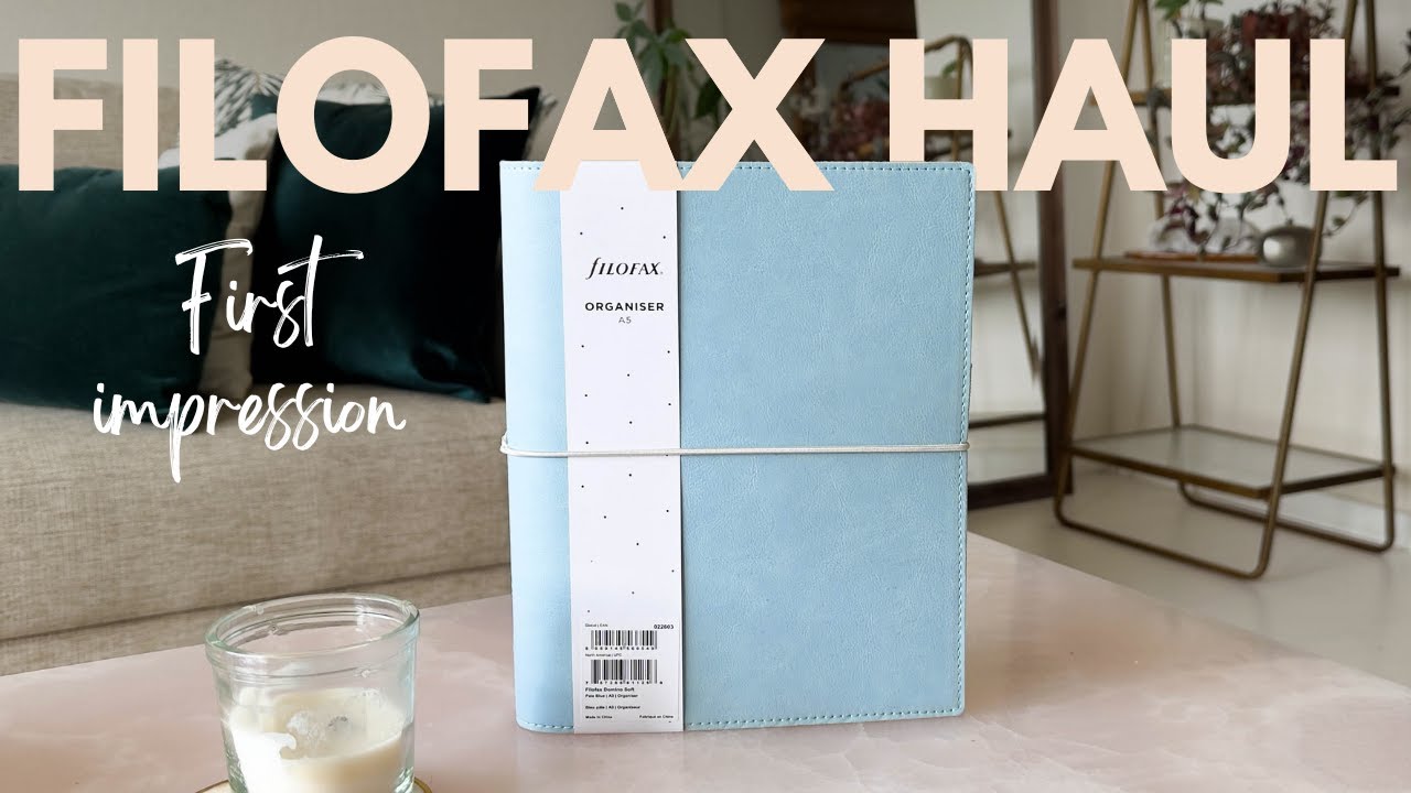 Filofax ClipBook Refillable – Cuaderno Tamaño A5 Color Azul Marino