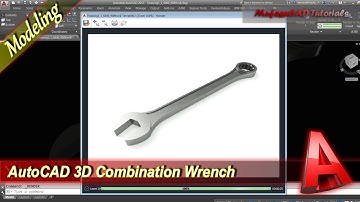 Design 3D Combination Wrench | Autocad Modeling Tutorial | Practice Exercise 48