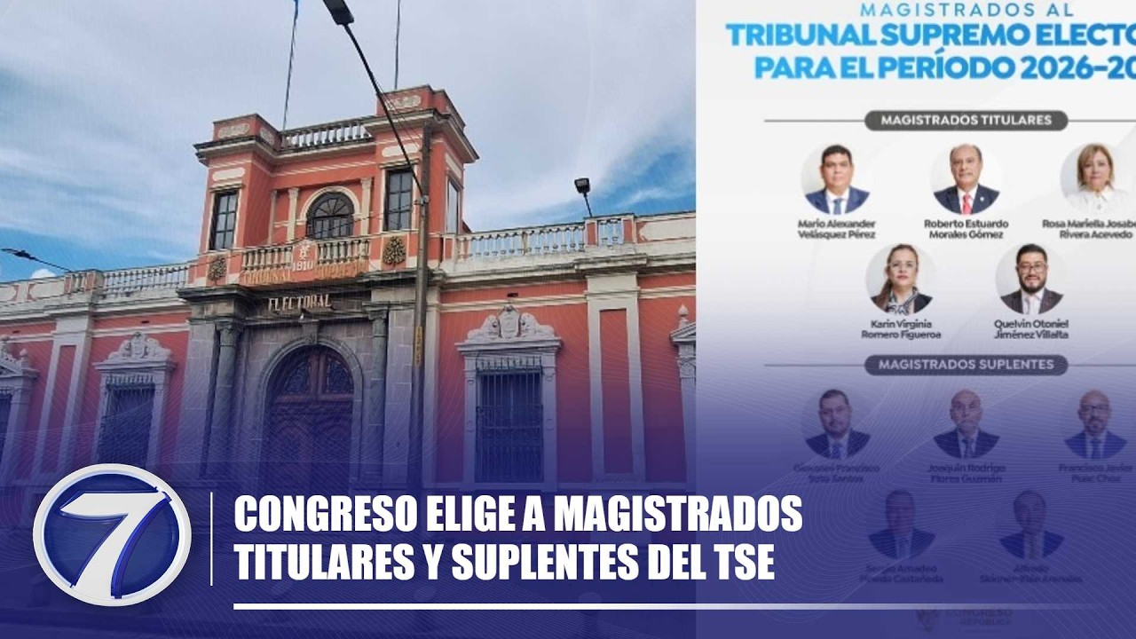 Congreso elige a magistrados titulares y suplentes del TSE