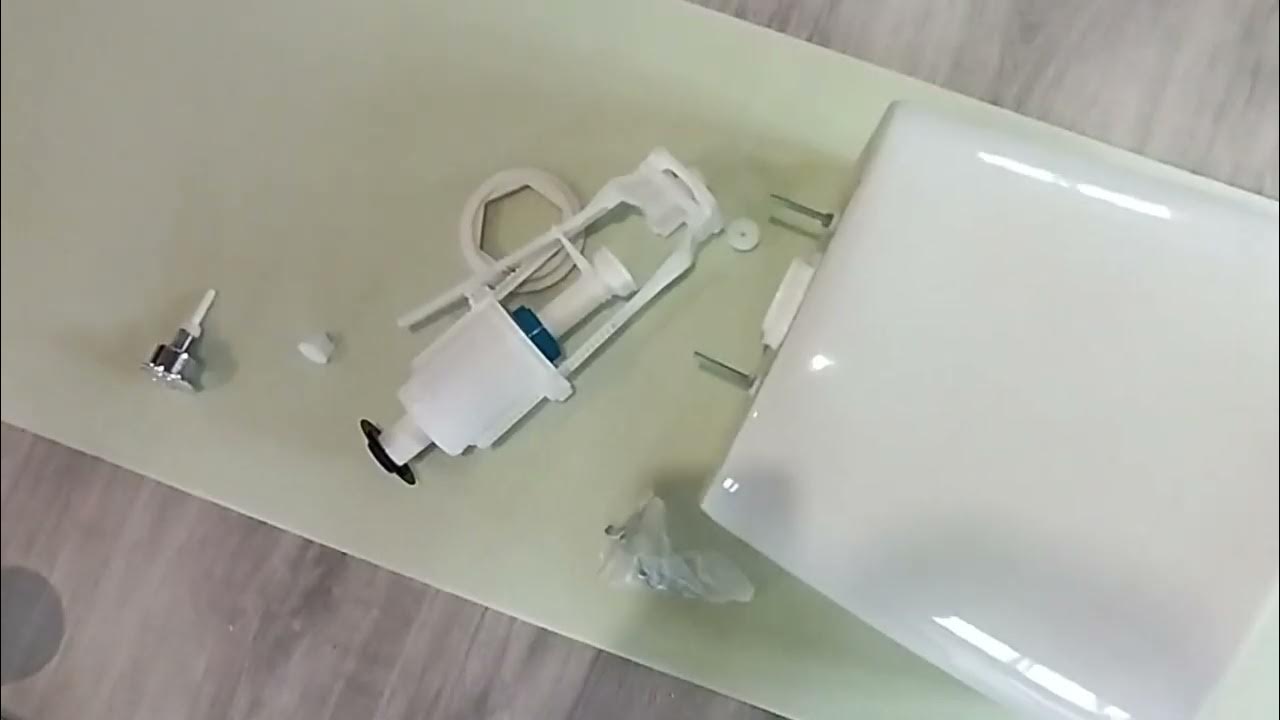 Установка арматуры в бачок унитаза с боковым подводом воды, для ...