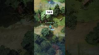 Insane Solo Rampage With One Genius Move! 🤯 #dota2