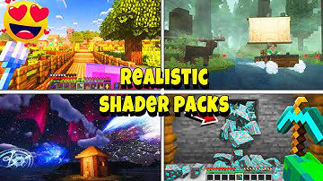 Best Realistic Shader Packs for Minecraft and Crafting and Building 2025  | Best Texture packs