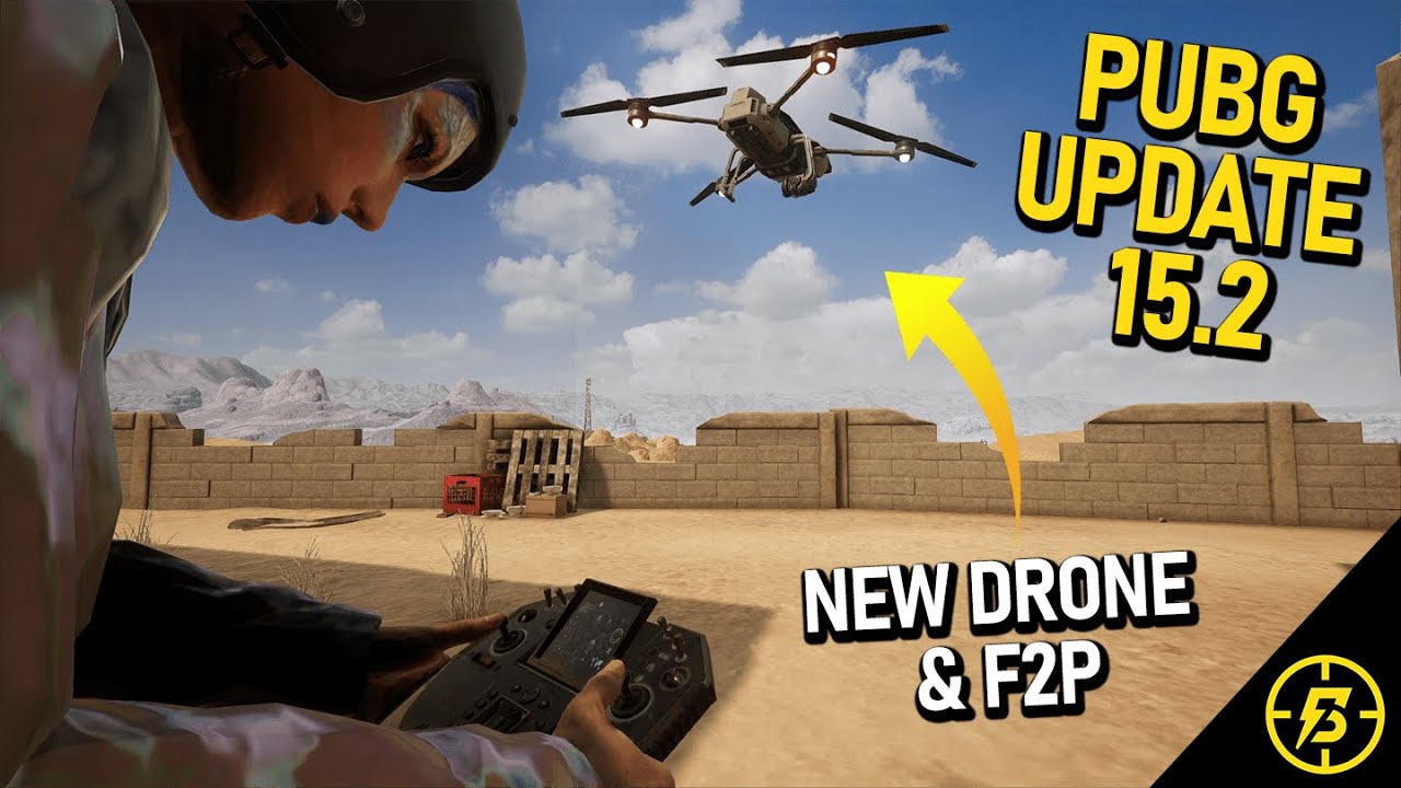 PUBG FREE TO PLAY Update 15.2 Patch Notes - New DRONE, Free to Play, Medic & More!