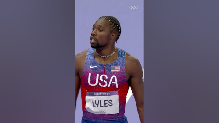 What. A. Race. 🤯 Noah Lyles is the new 100m Olympic Champion!