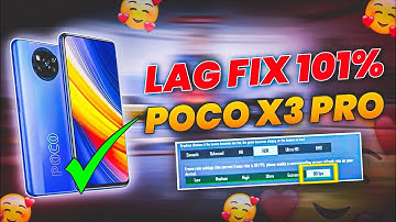 How To Slove Poco X3 Pro Lag 🥰 | How To Fix Poco X3 Pro Lag Problem In Bgmi & Pubg