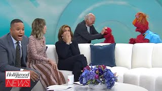 Elmo Attacked by Larry David During 'Today' Appearance | THR News