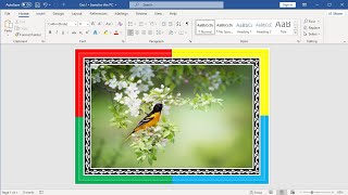 How to Make a Beautiful Frame Design in Microsoft Word 2021