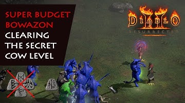 PTR 2.4 - SUPER Budget Bowazon Demo clearing The Secret Cow Level Players 1 - Diablo 2 Resurrected