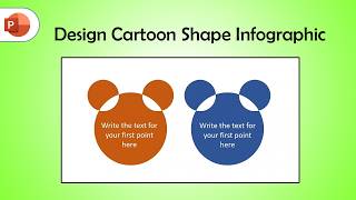 How to Design Cartoon Shape Infographic in PowerPoint? Easy PPT Tutorial