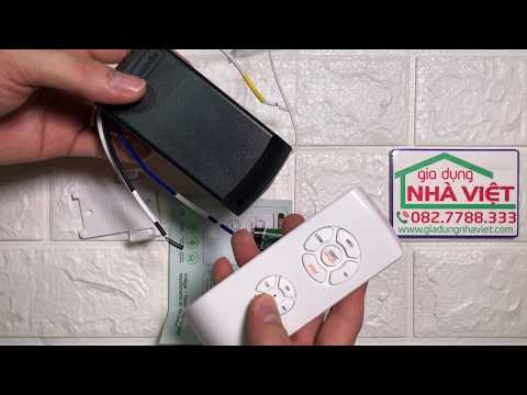 Video Hướng dẫn đấu nối công tắc điều khiển từ xa cho quạt... - youtube