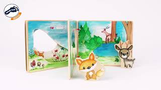 Livre interactif de la foret   JBD Jouets en bois