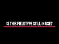 How to find out if an fieldtype is still in use.