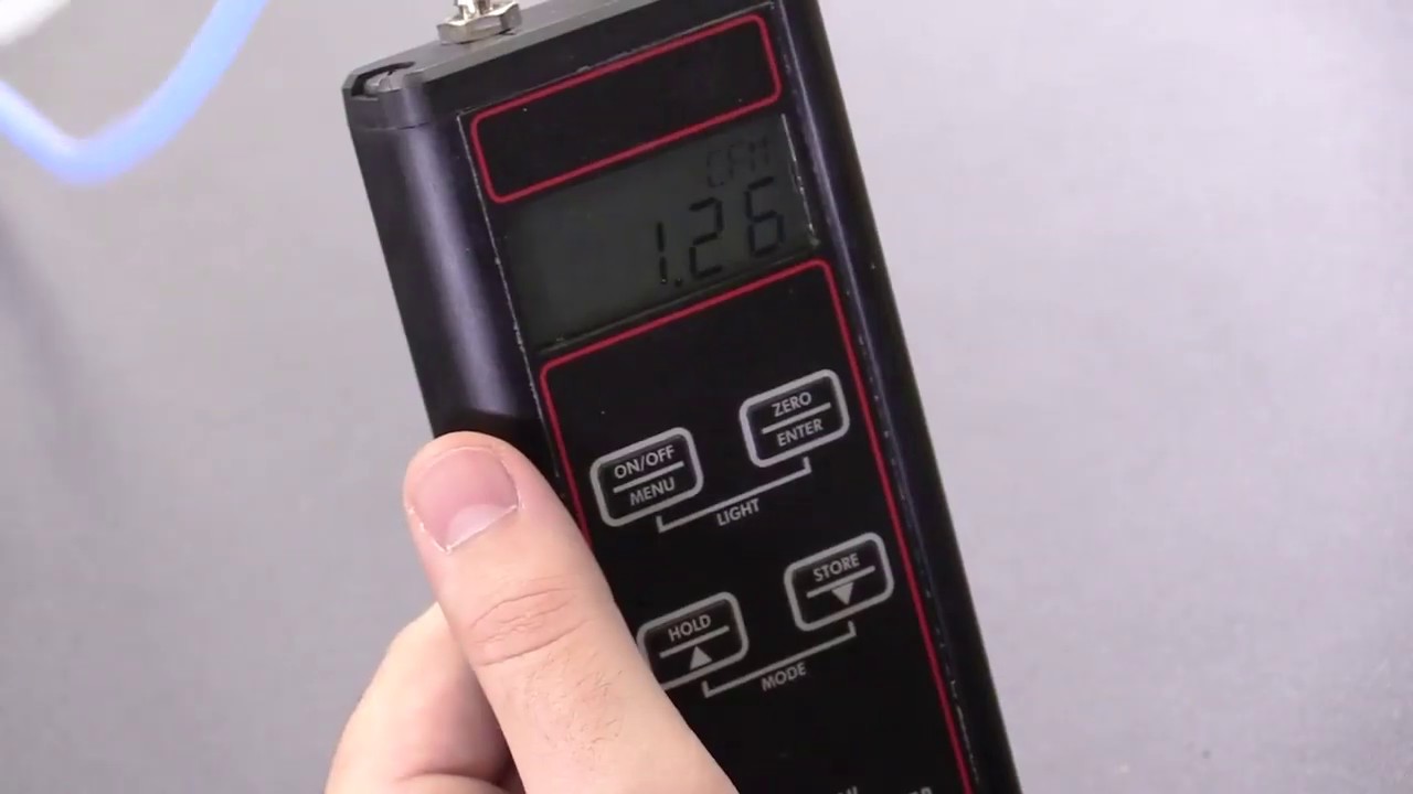 How To Set Up A Series 477Av Digital Manometer For Air Flow Measurement